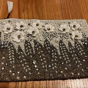 Anthropologie Beaded clutch